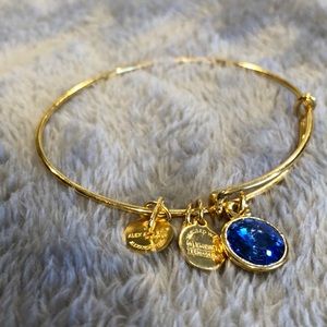 Alex and ani September birthstone bracelet